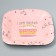 Disposable square plate "Happy birthday", cake, 16.5x16.5 cm