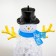 Night Snowman LED 1W RGB 3HLR44 Transparent 8x8x10cm Risalux