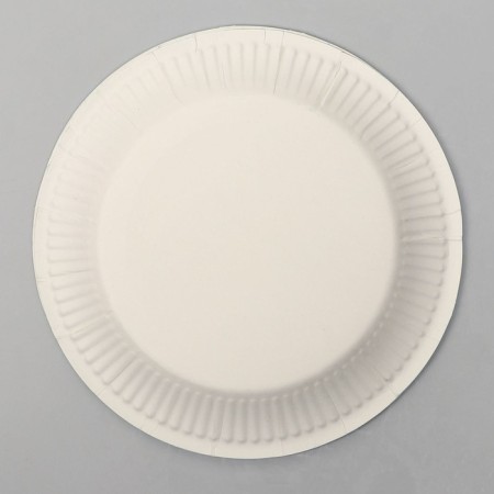 Paper plate "Happy Birthday", in a set 6 pieces, pink color-1