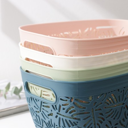 Storage basket "Liszt", plastic, 23.5 × 17 × 11 cm, color mix-7