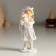 Souvenir Polystone Suspension "Baby with a favorite in a hat" 4x4x10.5 cm