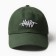Minaku cap "Heart", green color, size 56-58