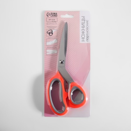 Portnovsky scissors, mowed blade, 8 ", 21 cm, color mix-5