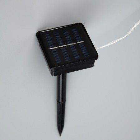 Garland "fringe" 3 x 0.6 m, IP44, transparent thread, 114 LED, glow of multi, 8 modes, solar battery-4