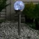 Garden lamp on the solar battery "Glass Ball", 6 × 36.5 × 6 cm, 1 led, white glow