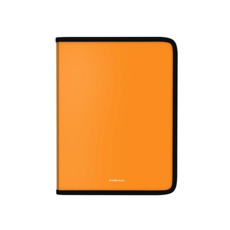 A4 notebook folder, Erichkrause Matt Neon, plastic, on lightning, mix-4