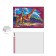 Album for drawing A4, 20 sheets, block 120 g/m², glue, Erich Krause "Safari", 100% whiteness, solid substrate