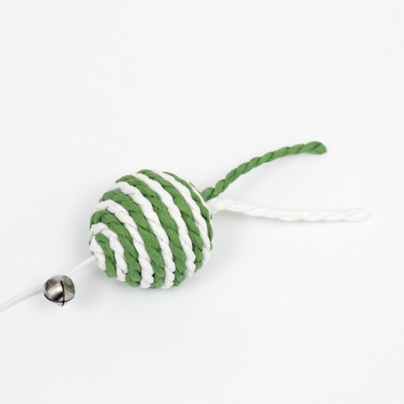 Domesticon-pound with a ball on a wooden handle, green/white-1