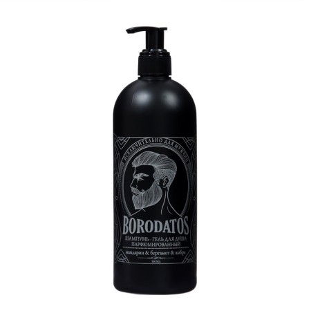 Gift set Borodatos: shope-gel shower, 500 ml + face balsam cream, 100 ml-1