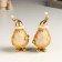 Polystone souvenir "Golden Hedgehog in the New Year's cap, with an asterisk" mix 4.5x5x11 cm