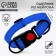 Nylon collar with fastx 2 cm, b blue
