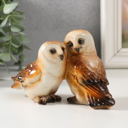 Souvenir Polystone Lak "Ordinary Sipuhi (Owls)" 14.8x6.5x8.7 cm