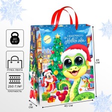 New Year. Gift package, 40x49x19 cm, packaging, Mickey Mouse