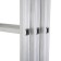 Tundra staircase, three -section, aluminum, 9 steps