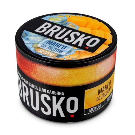 Brusko’s teddy nicotine nicotine mixture “Mango with ice”, 50 g, Medium