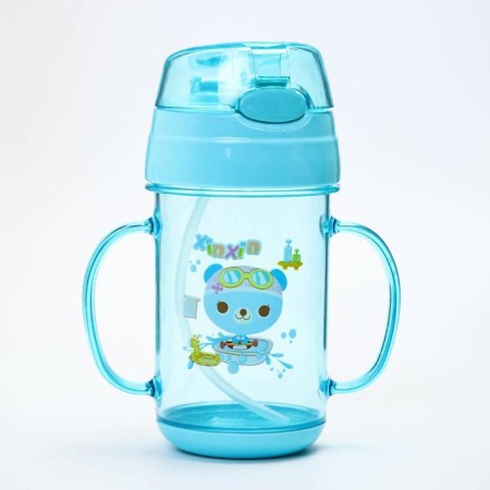 Children's player with silicone tube, 300 ml., With pens, Mix color-3
