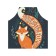 Apron of a kitchen with a “tail fox” photo print, adjustable, size OS