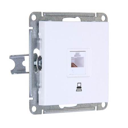 Computer socket "W59" Sche RSI-152K5E-1-86, RJ45, 1 A, 160 V, odorous, white