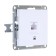 Computer socket "W59" Sche RSI-152K5E-1-86, RJ45, 1 A, 160 V, odorous, white