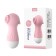 Contactly vacuum-wavy stimulator of the clitoris Lilo, ZU USB, silicone, pink