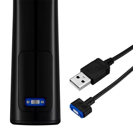 Kitfort Kitfort KT-3141-1, for nose/ears/beards, work from batteries, black and blue-7