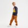 Pants for the boy Minaku: Casual Collection Kids, Red color, height 104 cm
