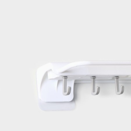 Holder for knives and kitchen accessories, 25.5 × 11 × 5 cm, white color-3