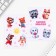 Set of Notepad A6, 32 sheets, stickers, magnetic bookmarks "since March 8"