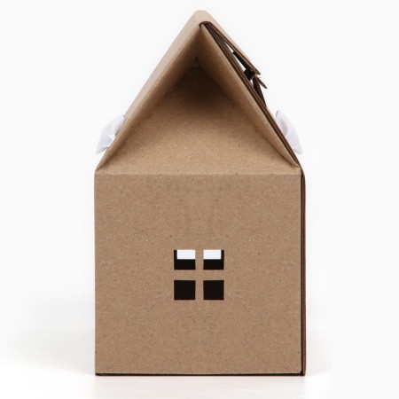 Folding box "House, brown", 15 x 18 x 10 cm-2