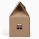 Folding box "House, brown", 15 x 18 x 10 cm