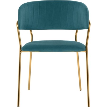 CHARTAL SHAMELIA CHAMELIA Metal/velor, gold/green 57x55x80 cm-1