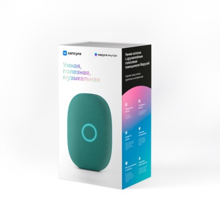 Smart column VK capsule (MRC01GR), voice assistant Maroussia, 30 W, Wi-Fi, BT 5.0, green-9