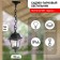 Lamp Garden era E27, IP44, 60W, 150x170x700 mm, black