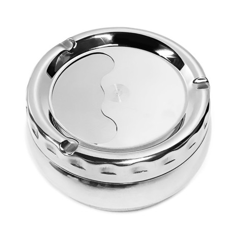 Ashberry ashtray, stainless steel, 10 x 5 cm