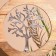 Interior souvenir in the wooden ring "Love" 30x8x33 cm