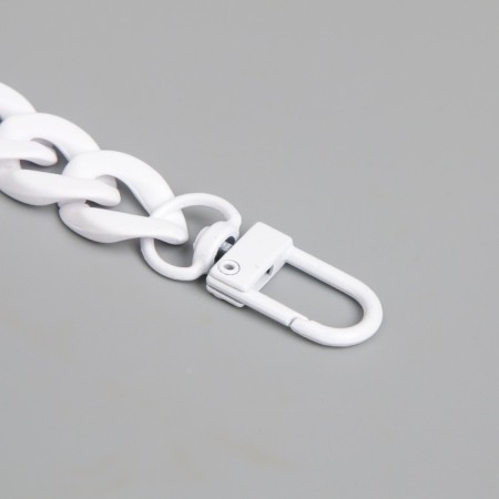Trick Plastic "Carabin" chain "white 10x3 cm-2