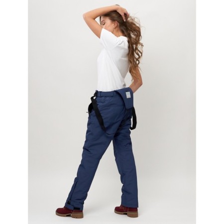 Semi-combinezone ski female, dark blue color, size 56-6