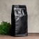 Eight -shirt package with a valve, flat bottom, black, 15 x 32.5 x 9.5 cm