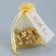 Bag Gift Organza Gold "Gift", with a nameplate, 10 x 12 cm +/- 1.5 cm
