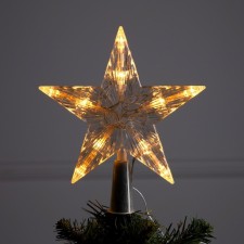 The LED elite for the tree “White Star” 16 cm, 10 LED, AAX2 batteries (not in the kit), glow warm white