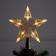 The LED elite for the tree “White Star” 16 cm, 10 LED, AAX2 batteries (not in the kit), glow warm white