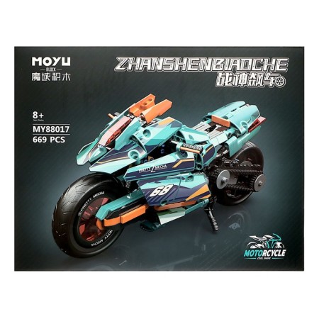 Designer Techno "Sports Motorcycle", 669 parts-2