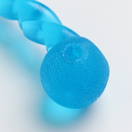 Toy "braid" Malaya, 19 cm, rubber, blue-1