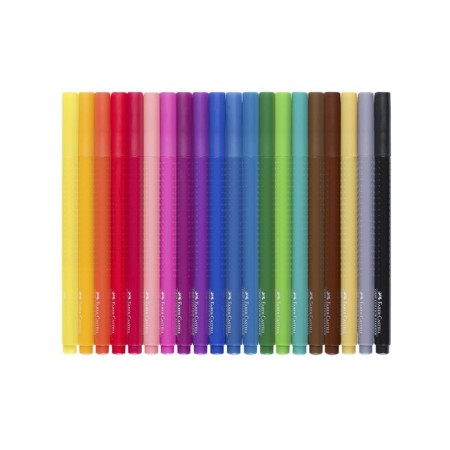 Fasters 20 Faber-Castell Grip 1553 FABER-Castellous Corps with massage checkers, shock-resistant tip-1