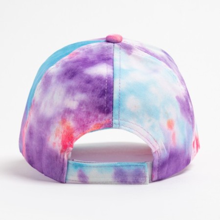 Women's cap TIE-DYE MINAKU, Purple color, size 54-56-3