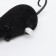 Barrow mouse, 12 cm, black