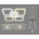 LED ceiling LED with Ambrella Light, Original, FA4375, 4XLED, 73 W, 6205LUM, 3000-6400K, white color.