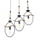 Lamp Bayerlux "Kiott" 3he27 black 28x10x63cm