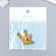 Decor for creativity metal, enamel "pineapp" yellow 1.7x0.8 cm