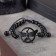 Unisex "Shambhala" eagle, black color with ferrous metal, ball No. 8, d = 7 cm